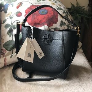 Tory Burch McGraw Small Bucket Bag
